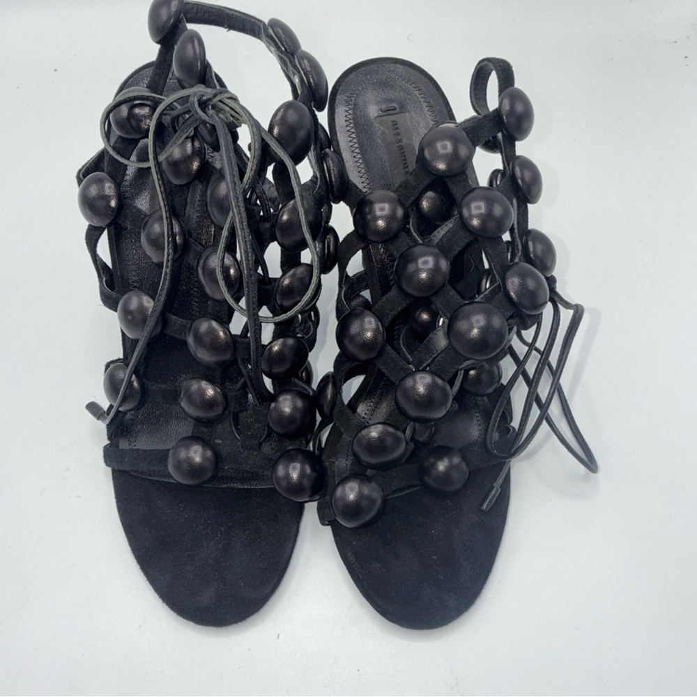 ALEXANDER WANG Rubie Suede Gladiator Sandals, US Size 37 - Picture 4 of 14